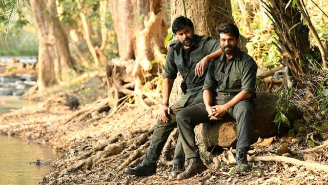 Chiranjeevi and Ram Charan. Twitter @taran_adarsh