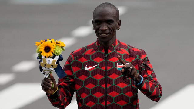 Tokyo Olympics 2020: Kenya's Eliud Kipchoge wins second marathon gold with dominant run in brutal conditions Tokyo Olympics 2020: Kenya's Eliud Kipchoge wins second marathon gold with dominant run in brutal conditions