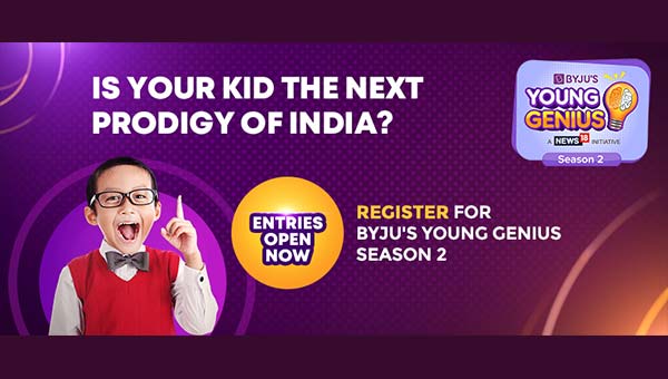 News18 Network launches the search for India’s next child prodigy with BYJU’S Young Genius season 2 News18 Network launches the search for India’s next child prodigy with BYJU’S Young Genius season 2