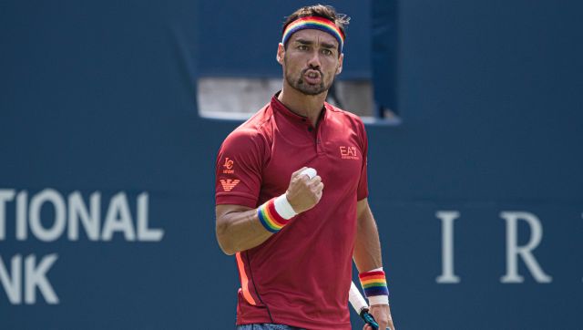 Toronto Masters: Feisty Fabio Fognini scrapes into second round, to face Andrey Rublev Toronto Masters: Feisty Fabio Fognini scrapes into second round, to face Andrey Rublev