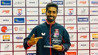 ITTF Czech International Open: G Sathiyan beats Yevhen Pryshchepa in straight games to win men's singles title