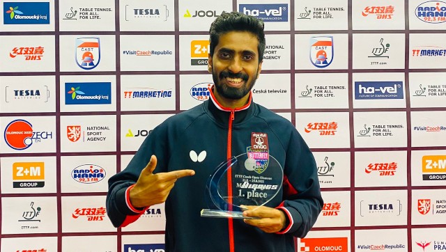 ITTF Czech International Open: G Sathiyan beats Yevhen Pryshchepa in straight games to win men's singles title ITTF Czech International Open: G Sathiyan beats Yevhen Pryshchepa in straight games to win men's singles title