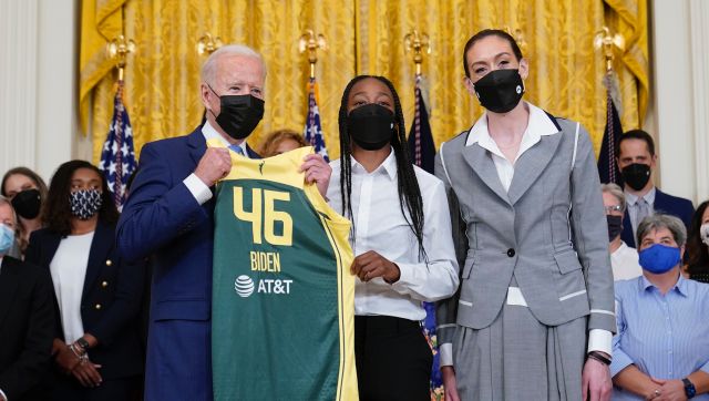 Joe Biden praises WNBA champions Seattle Storm for social justice activism Joe Biden praises WNBA champions Seattle Storm for social justice activism