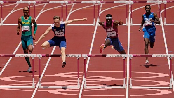 Tokyo Olympics 2020: Norway's Karsten Warholm crushes world record in memorable 400m hurdles dash