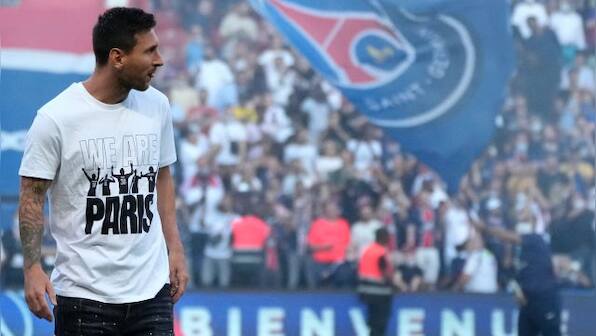 Ligue 1: Lionel Messi gets rapturous reception before watching Paris Saint-Germain beat Strasbourg