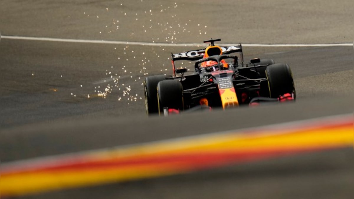 Formula 1 2021: Red Bull's Max Verstappen clocks fastest lap in Belgian Grand Prix practice before crashing