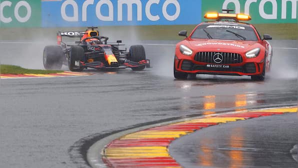 Belgian Grand Prix: Max Verstappen wins shortest race in Formula 1 history after rain plays havoc