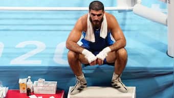 Tokyo Olympics 2020: French boxer Mourad Aliev sits on ring apron in protest after DQ loss