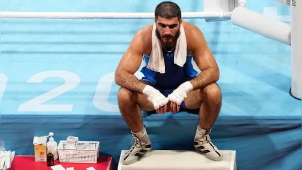 Tokyo Olympics 2020: French boxer Mourad Aliev sits on ring apron in protest after DQ loss