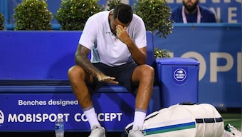 Citi Open 2021: 'Barely getting angry' Defending champion Nick Kyrgios loses quickly to Mackenzie McDonald