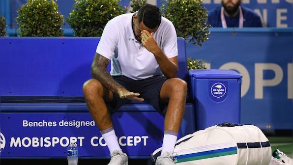 Citi Open 2021: 'Barely getting angry' Defending champion Nick Kyrgios loses quickly to Mackenzie McDonald
