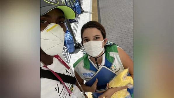 Tokyo Olympics: Jamaican sprinter Hansle Parchment tracks down volunteer who helped him win gold; watch video here