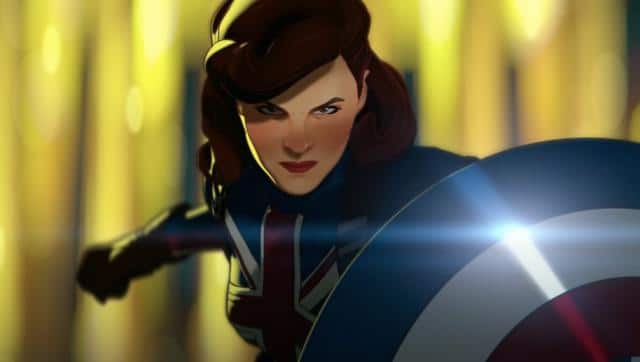 Peggy Captain as Captain Carter in What If…?. YouTube