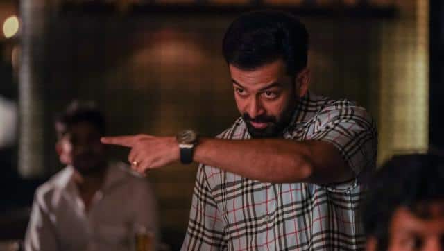 Prithviraj on the set of Bro Daddy. Twitter @NLMFCofficial