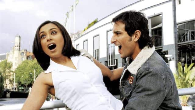 Rani Mukerji and Saif Ali Khan in Hum Tum