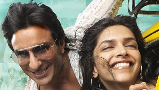 Saif Ali Khan and Deepika Padukone in a poster for Love Aaj Kal