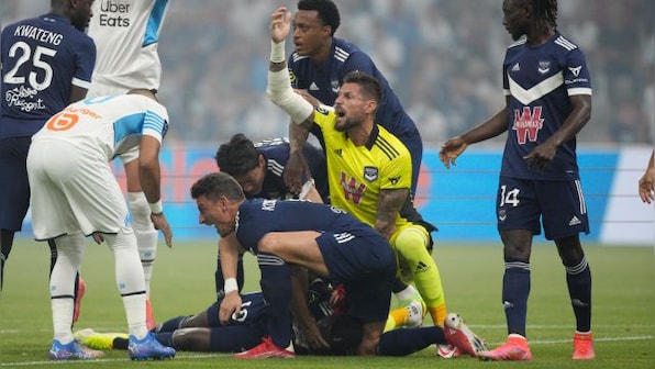Ligue 1: 'After Eriksen, it gave us chills' Bordeaux's Samuel Kalu collapses on pitch