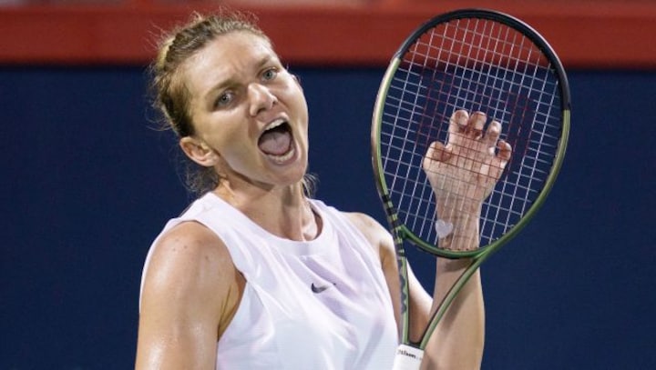 WTA Montreal: Red-hot Danielle Collins halts Simona Halep's injury comeback