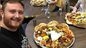 'Can you finish 7 kg food in an hour?' Indian eatery in England offers grand thali challenge