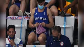 UK Olympic gold medalist Tom Daley knits while watching event, see viral photo here