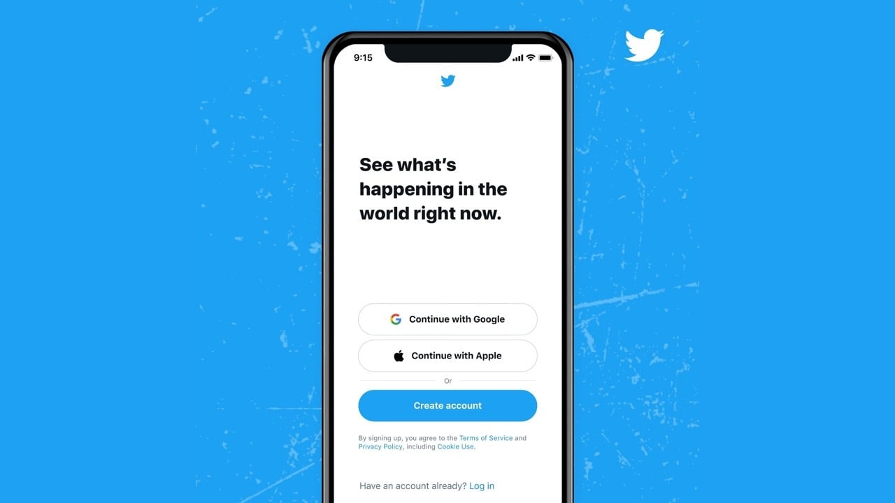 Twitter users will be now able to log in/sign up via Google account or