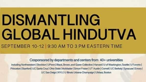 'Some varsity logos used without permission': Hindu groups in US hit out at  'Dismantling Global Hindutva' organisers