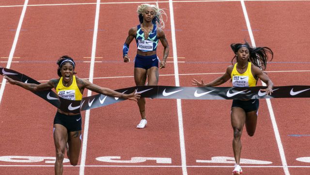 Olympic champion Elaine Thompson-Herah romps to victory in Sha'Carri Richardson's comeback Olympic champion Elaine Thompson-Herah romps to victory in Sha'Carri Richardson's comeback