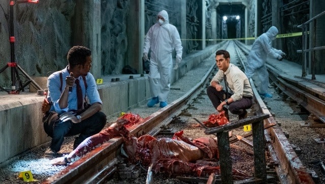 Zeke and William at a crime scene