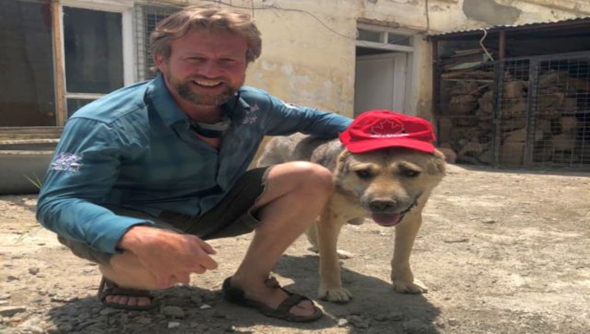 Former UK soldier finally escapes Afghanistan with his 200 dogs and cats