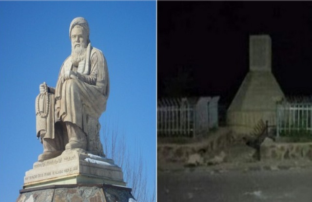 Two decades after destroying Bamyan Buddhas, Taliban blow up statue of Shia militia leader in same province Two decades after destroying Bamyan Buddhas, Taliban blow up statue of Shia militia leader in same province