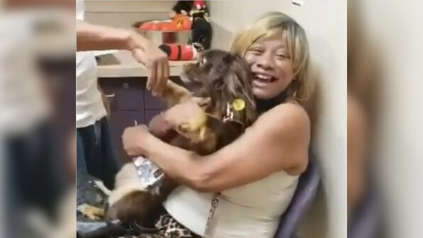 Wisconsin family reunites with dog missing for two years after spotting him on TV