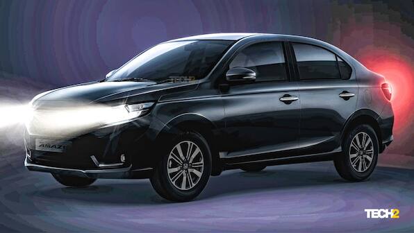 Honda Amaze facelift previewed ahead of launch on 18 August: Bookings open for refreshed compact sedan