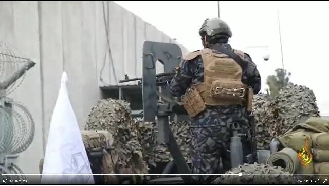 The Taliban have released videos via their propaganda channel showing their fighters wearing stolen US-made military gear, including assault rifles and sophisticated tactical radio. Twitter @SaeedKhosti