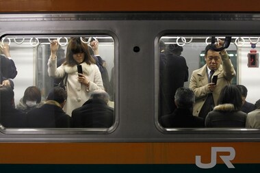 Man who stabbed at least 10 people on Tokyo train for 'looking happy' arrested