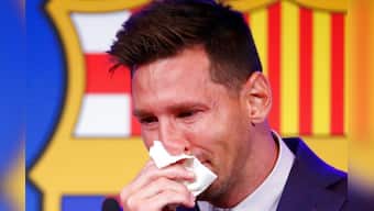 Lionel Messi's used tissue from Barcelona farewell presser up for sale at whopping $1 million
