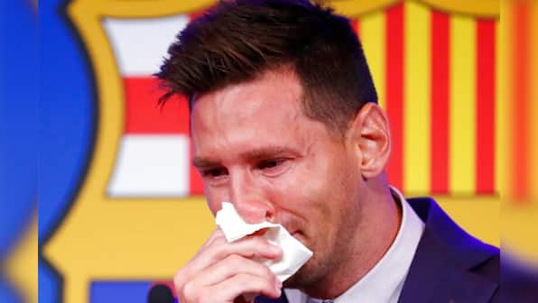 Lionel Messi's used tissue from Barcelona farewell presser up for sale at whopping $1 million