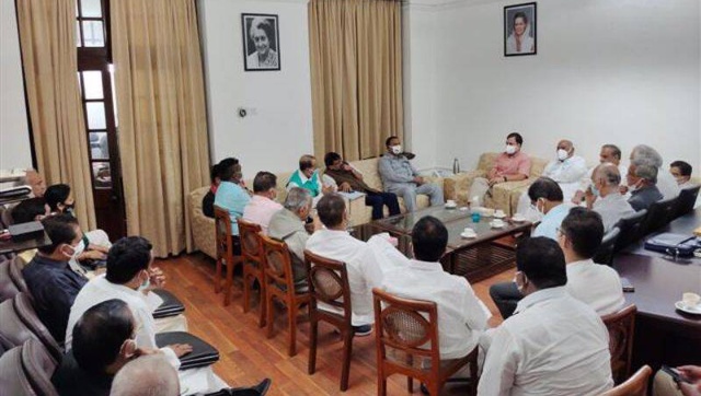 Opposition leaders meet to evolve strategy on Pegasus snooping row, other issues Opposition leaders meet to evolve strategy on Pegasus snooping row, other issues