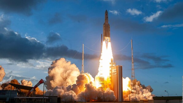 First reprogrammable commercial satellite launched into space on Ariane 5 rocket