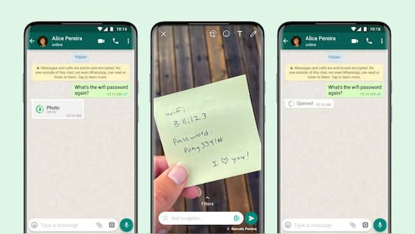 WhatsApp introduces a 'View Once' feature that deletes photos or videos immediately after they are opened