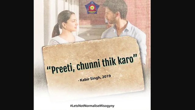 'Choose your words with care': Mumbai Police denounces misogyny with Kabir Singh, Dabangg quotes 'Choose your words with care': Mumbai Police denounces misogyny with Kabir Singh, Dabangg quotes