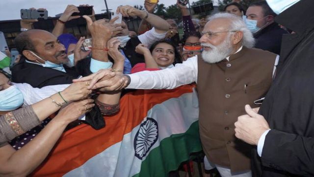 Narendra Modi receives 'rockstar welcome' as he arrives in US for UN address, Quad summit Narendra Modi receives 'rockstar welcome' as he arrives in US for UN address, Quad summit