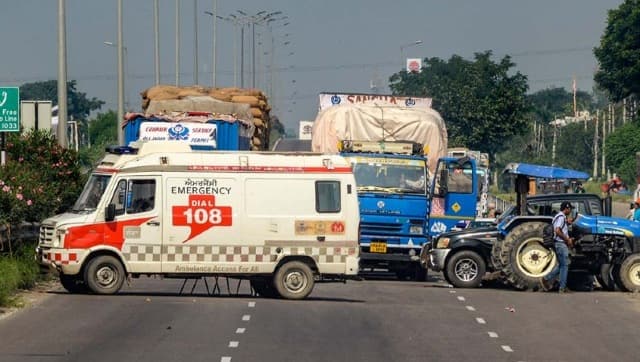 Several trains were cancelled, highways and key roads blocked and many thousands stranded for hours on Monday as a nationwide 10-hour shutdown against the Centre’s three agriculture laws disrupted lives across parts of India, particularly in the north. PTI 