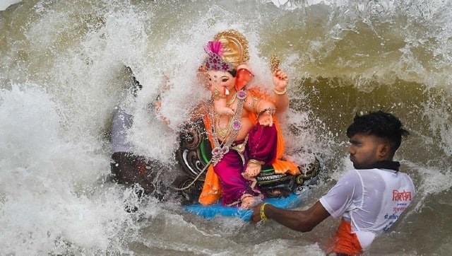 Mythology suggests that once the clay idol dissolves in the water, Ganesha returns to the mountains to his parents. PTI 