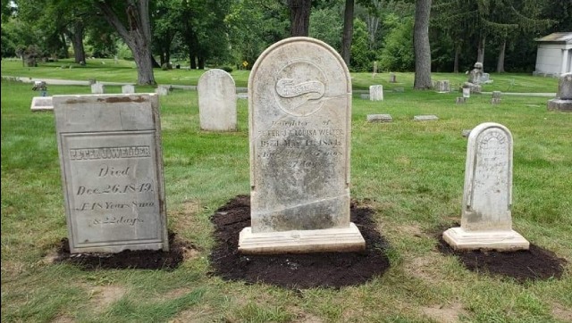 US man’s gravestone missing for 150 years was being used to make fudge; recognised during auction sale US man’s gravestone missing for 150 years was being used to make fudge; recognised during auction sale