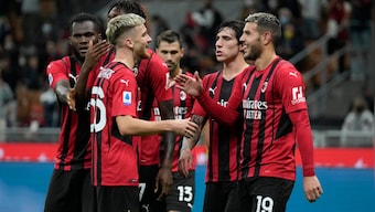 Serie A: AC Milan move level with city rivals Inter after 2-0 win over Venezia as Juventus finally open account