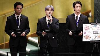 Watch: BTS advocate for COVID vaccines, sustainability at 76th UNGA