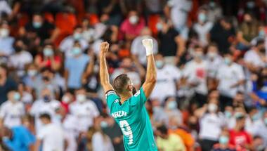 LaLiga: Benzema strikes again as Real Madrid stun Valencia with late double
