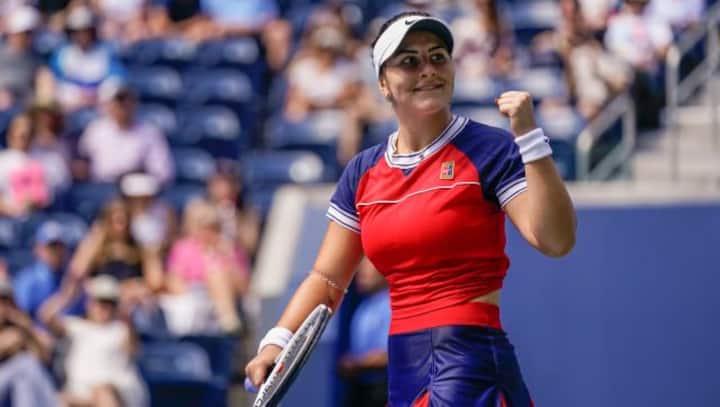 Adelaide International: Andreescu stages dramatic comeback to beat Muguruza on opening day