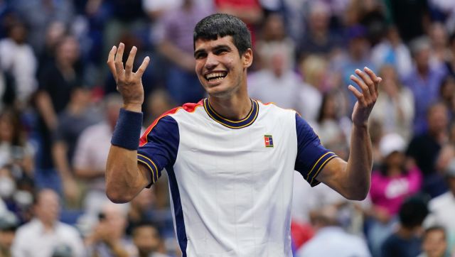 US Open 2021: 'Dream come true' for 'aggressive' Carlos Alcaraz in Stefanos Tsitsipas win US Open 2021: 'Dream come true' for 'aggressive' Carlos Alcaraz in Stefanos Tsitsipas win