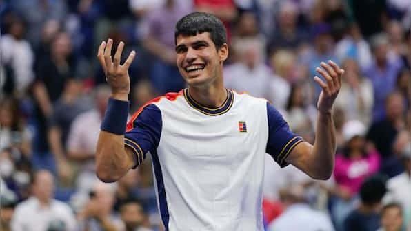 US Open 2021: 'Dream come true' for 'aggressive' Carlos Alcaraz in Stefanos Tsitsipas win